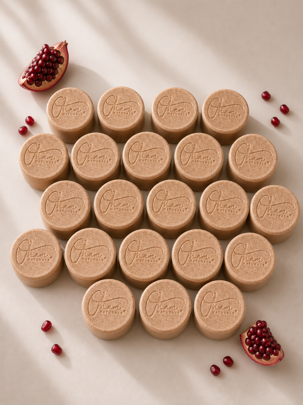 Pomegranate Biotin Shampoo Bar